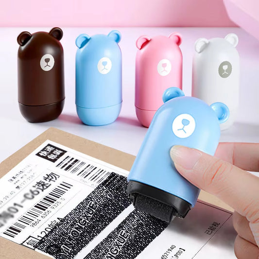 Theft Protection Roller Stamp for Privacy Confidential Data